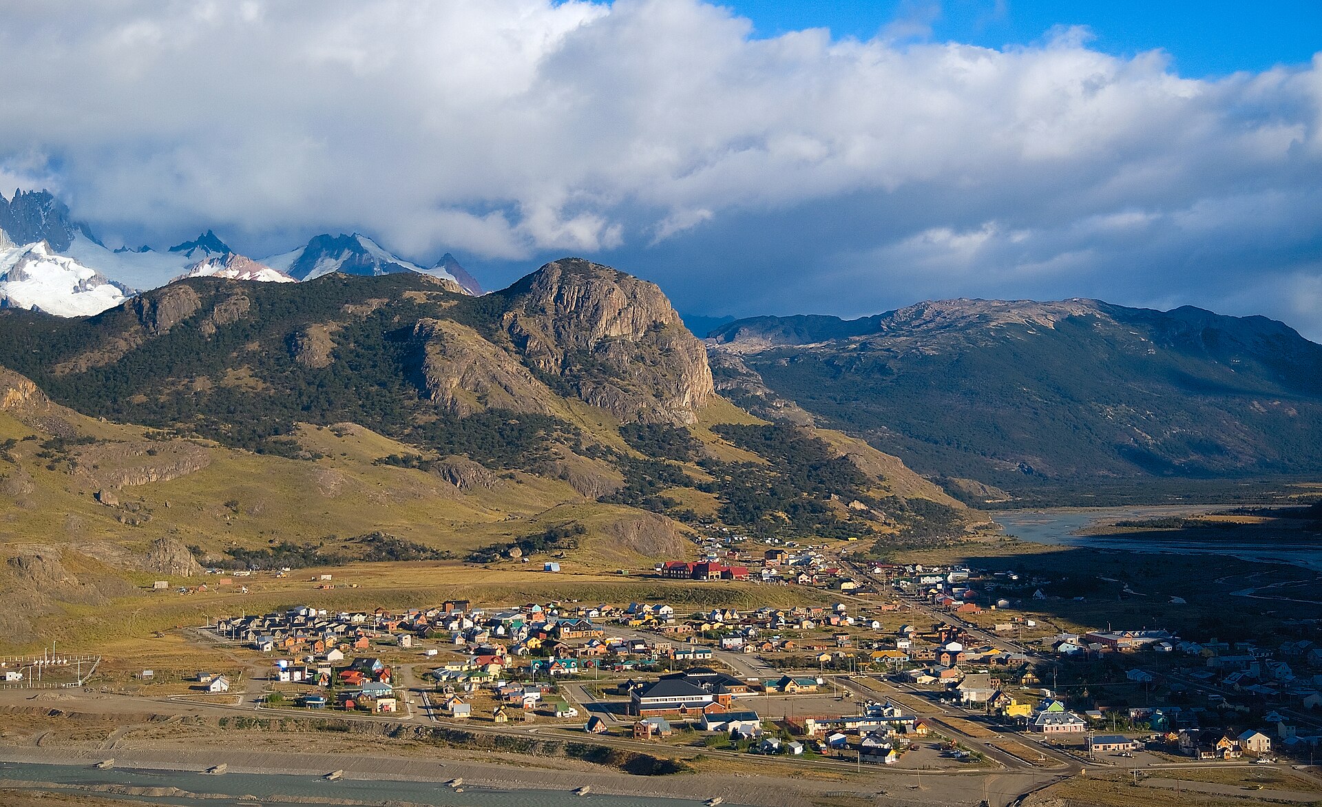 This few is from one of the mountains above El Chaltén