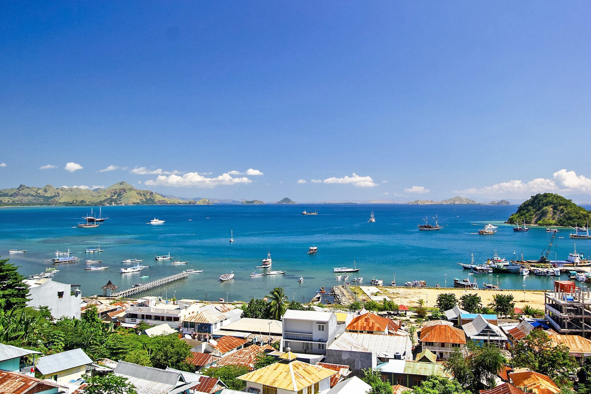 Labuan Bajo, a port in West Flores, Nusa Tenggara, Indonesia.