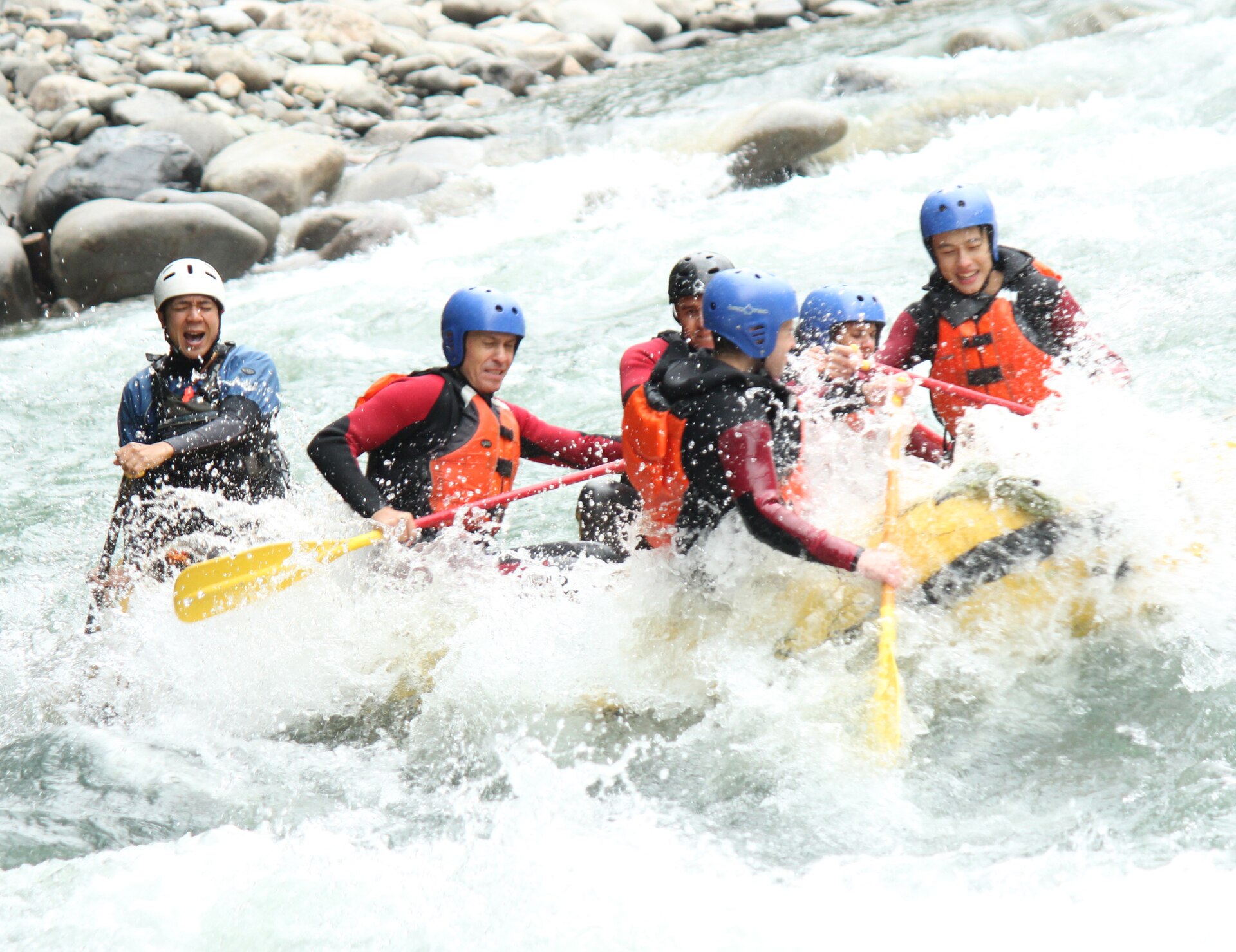 White Water Rafting on Tone River, Kamimoku, Gunma, Japan