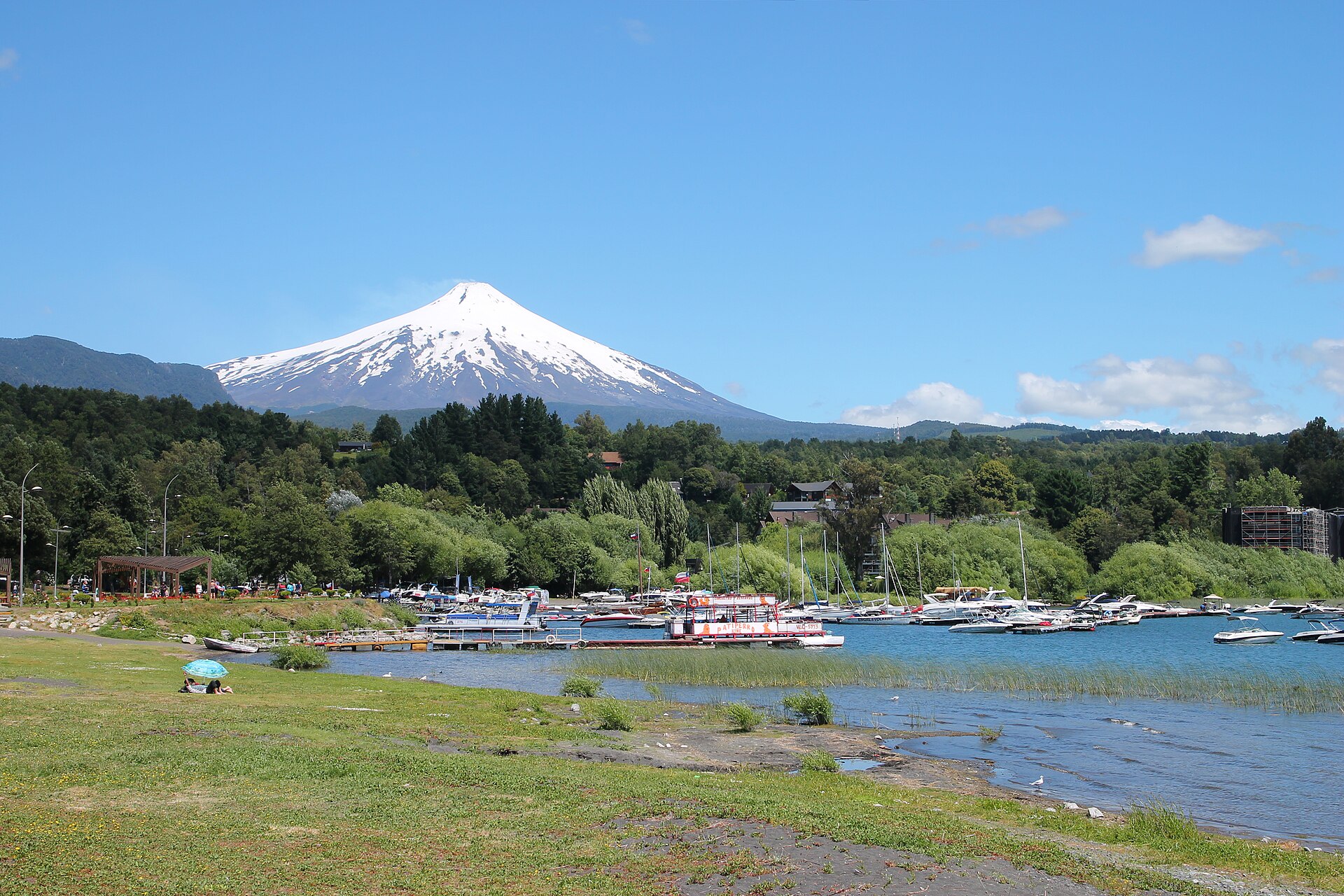 Volcano Villarrica from Pucón